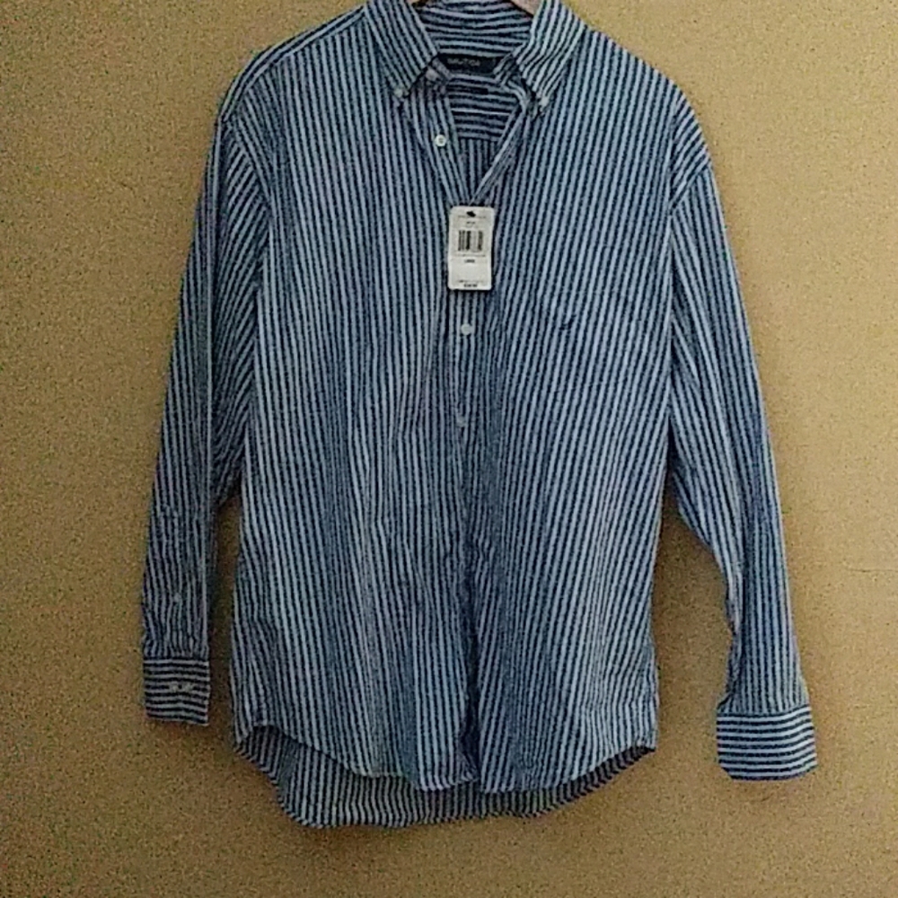 nautica button-down dress shirt new with tags